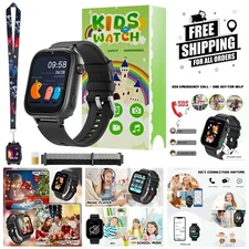 4G Kids Smartwatch with SIM Card, 47 Games & SOS Button - Perfect for Ages 3-12