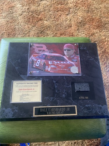 Vintage Dale Earnhardt Sr &Jr Nascar 10x13 Winston Cup Racing Tire Plaques Auth - Picture 8 of 13