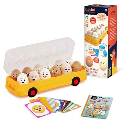 BE3710Z Match & Learn Eggs EggXpress Sortierspiel Farben und Formen sortieren...