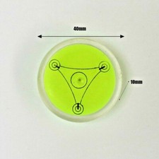 Spirit leveller 40 x 10mm Precision level Water levelling bubble Inclinometer UK