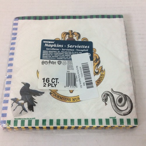 Harry Potter Luncheon Party Napkins 2 Ply 6.5" Square Multiple Quantities Avail - Picture 5 of 6