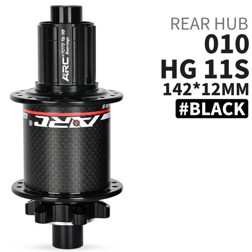 Carbon Fiber Mountain Bike Hubs Sealed Bearing 6 Pawl 114 Click HG XD MS Freehub - Picture 20 of 40
