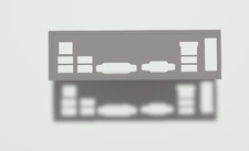 MSI B250 Pro VD, I/O Shield, 3D Printed, IO Backplate