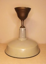 ANCIENNE LAMPE DE PLAFOND INDUSTRIELLE