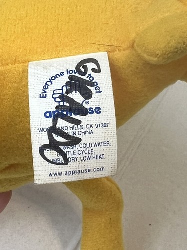 Dennis Il Pesce di Stanley Disney Playhouse Peluche Pesce Rosso Applausi Raro Giocattolo - Foto 5 di 6