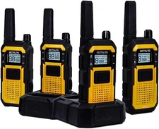 Long Range Walkie Talkies Heavy Duty Waterproof Retevis RB48 Two Way Radio 4Pack