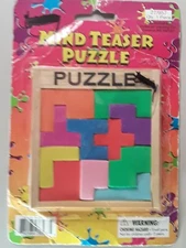 Mind Teaser Puzzle Foam and wood difficult