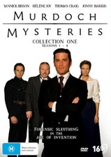 Murdoch Mysteries Seasons 1-4 NEW PAL/NTSC 16-DVD Box Set Yannick Bisson