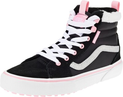 Vans Mädchen Filmore Hi Vansguard Turnschuhe schwarz/rosa Größe C12 EU 30 (verpackt)