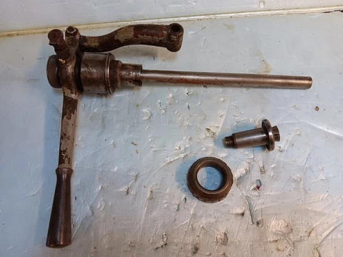 South Bend 9 Inch Collet Lever Collet Closer With Head Taper, Spindle Collar