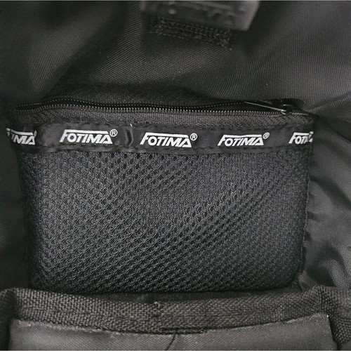Custodia porta fotocamera Fotima nera modello n. 60C con tracolla e tasche - Foto 10 di 13