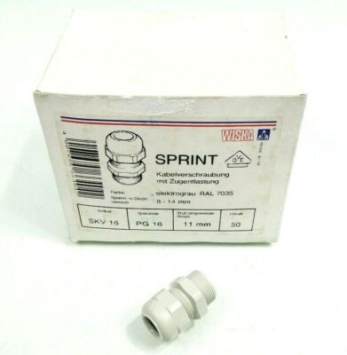 WISKA SPRINT Kabelverschraubung mit Zugentlastung 11mm / Gewinde PG16 