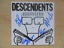 Descendents autographs signed CD cover "Everything Sucks"