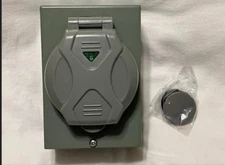 Outprize 30-Amp Power Inlet Box -6" x 2.7" x 4"-4-Wire L14-30 Style