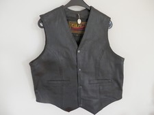 Leder Weste Airbrush Biker Bobber Chopper Harley Cool Leather Vest