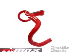 3K carbon integrated handlebar stem 440mm 110mm RED ERGO road cycling climax