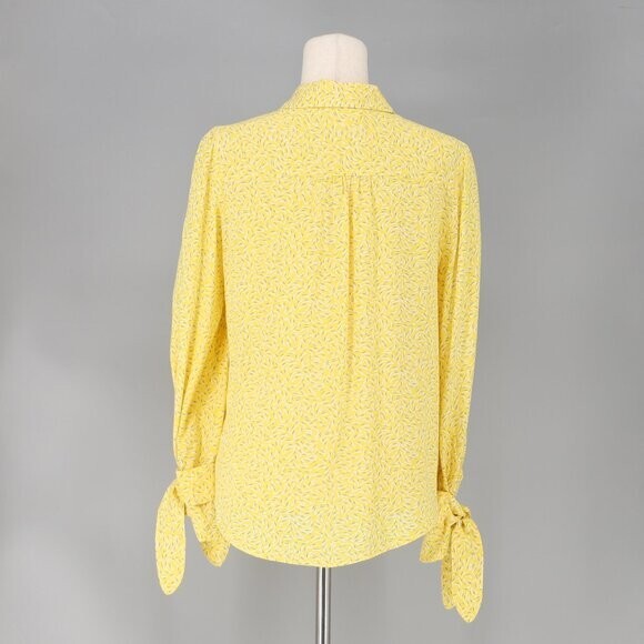 MAEVE ANTHROPOLOGIE Blithe Button Down Blouse Tie… - image 4