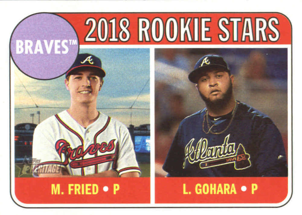 2018 Topps Heritage #81 Max Fried NM-MT RC Rookie Braves ID:158562 