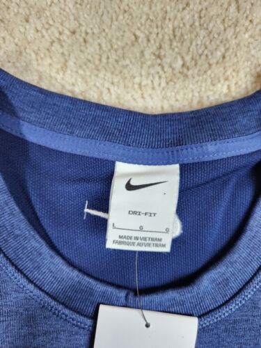 Nike Dri-FIT Tour Men's Size L Golf Vest Sweater Navy Heather DR5289-410 NWT - Picture 3 of 6
