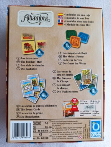 The palace of Alhambra board game EXPANSION 1 Vizier`s favor SPARE PARTS MODULES - Picture 2 of 16