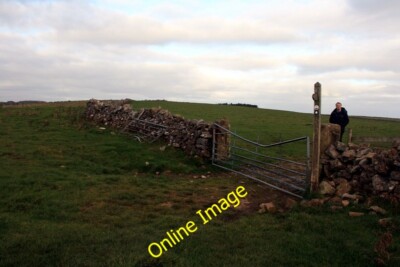 Photo 6x4 Damaged gate above Long Dale Pikehall The local farmer must use c2013