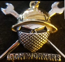 Ironworkers  Necklace With Pendant, Stainless...