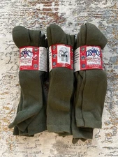 9 Pair DLA Troop Support Antimicrobial 2.5% Silver plated Nylon Socks- size 9-10