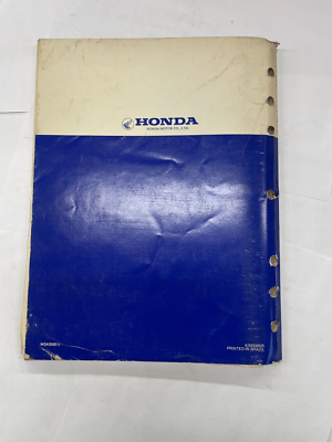 OEM 1985 HONDA XL 125S OEM SHOP SERVICE MANUAL WITH SET UP