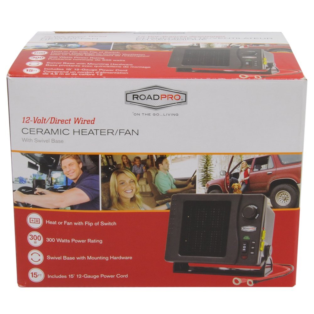 12 Volt 300 Watt Electric Heater W/ Fan for Utv Cab Golf Cart Rv Camper  Auto Car | eBay