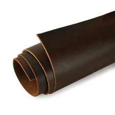 Full Grain Buff Leather Sheet-Premium Craft Leather for Tooling, Upholstery