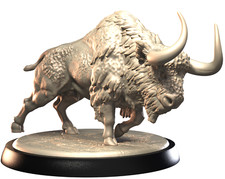 Giant Bison  3DIPStudios  Extinct Animals  Miniature  32mm