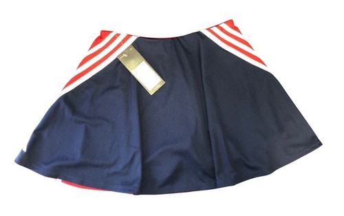 NWT- adidas Girls Elastic Waist 3-Stripes Activewear Skort- SIZE L (14) - Picture 2 of 3