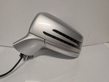 12-18 Mercedes W218 CLS550 Driver LH Side Door Mirror w/ Blind Spot 18 Wires