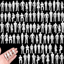 Architektur Miniatur Figuren Menschen Modellbau Sitzend Stehend 100 Stück