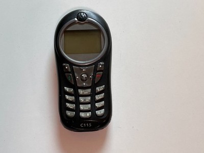 Motorola C115   Black Color - Vintage Cell phones