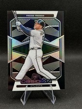 Freddie Freeman Obsidian 2020 Panini Chronicles #53 Atlanta Braves