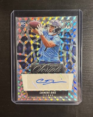 2025 Panini Mosaic - Rookie Scripts Chimere Dike #RS-CDE (AU, RC)