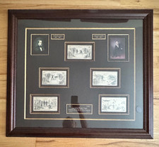 Abraham Lincoln/Jefferson Davis Civil War-Fight Covers framed unused comic