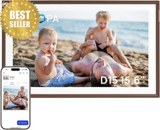 15.6" Digital Picture Frame FHD Touchscreen 32GB w/ Slideshow  Gift Mode