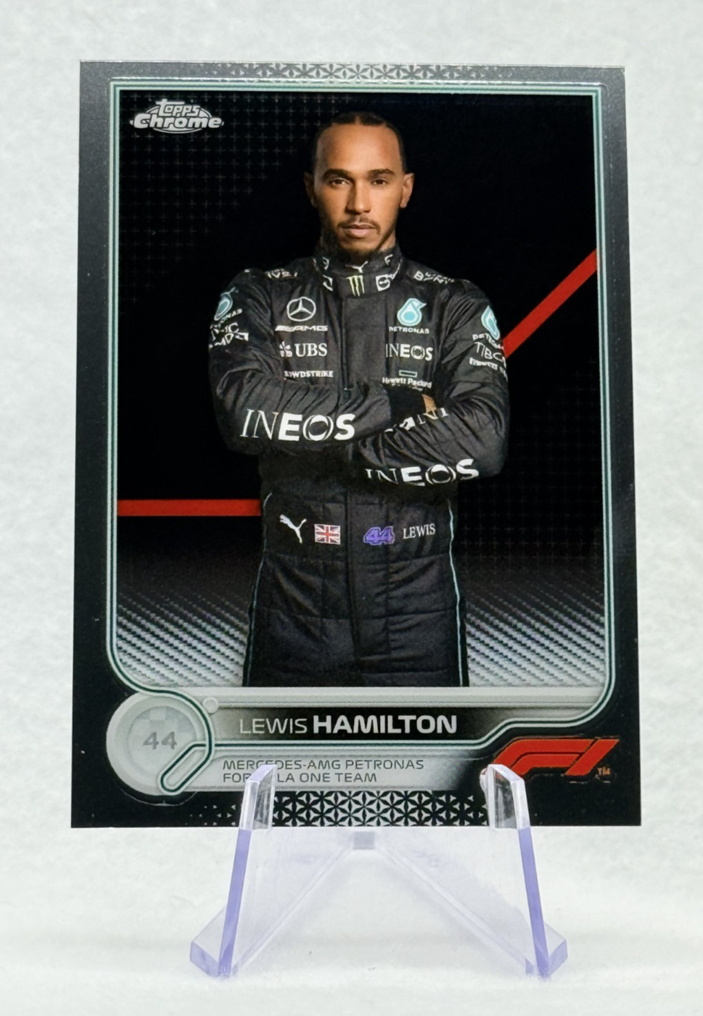 Lewis Hamilton 2022 Topps Chrome Formula 1 #5 Mercedes-AMG Petronas