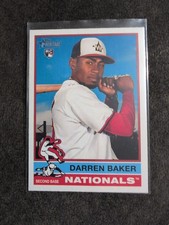 2025 Topps Heritage #301 Darren Baker Washington Nationals Baseball Card RC 