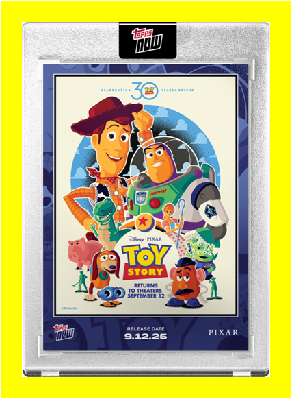 🎬Toy Story 30th Anniversary Encased Card - 2025 Topps NOW