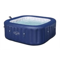 Lay-Z-Spa Hot Tub Hawaii 6 person Inflatable Square 140 Jets Blue 10A Outdoor