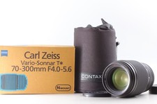 "ALMOST UNUSED" Contax Vario-Sonnar T 70-300mm f/4-5.6 AF Zoom Lens for N JAPAN