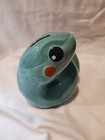 2013 WELLS FARGO-Year of the Snake Chinese New Year Ceramic Teal Piggy  Bank — photo 2