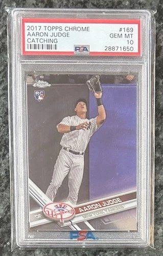 Aaron Judge PSA 10 Rookie Card 2017 Topps Chrome #169