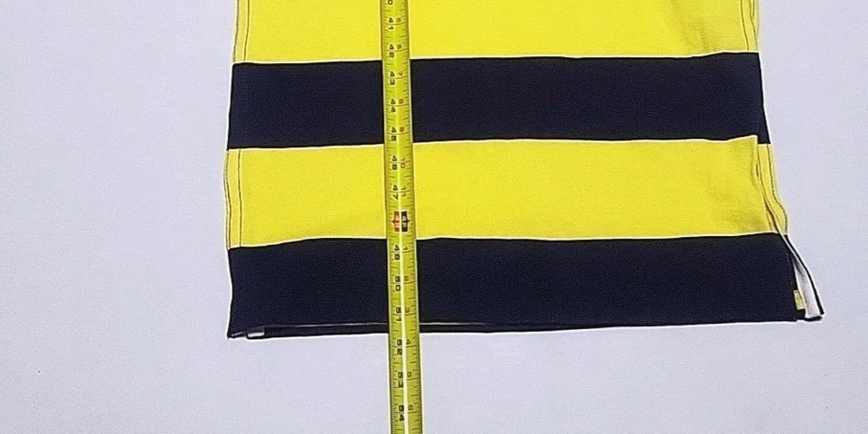 Vestido Polo Ralph Lauren Rugby Feminino Pequeno Listrado Manga Longa Camisa Pônei - Imagem 4 de 4