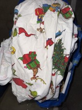 Pottery Barn Kids The GRINCH and Max Cotton FULL Fitted sheet Only