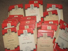 OS Ordnance Survey 1" Seventh Series Maps - Scotland, 1950s good cond. on paper