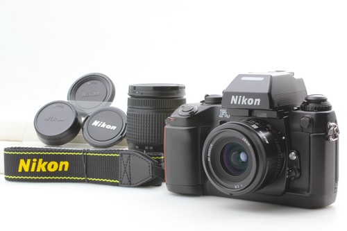2 Objektive S/N 260 [NEUWERTIG] Nikon F4 Filmkamera AF 28mm f2.8 + 28-80mm D Objektiv JAPAN